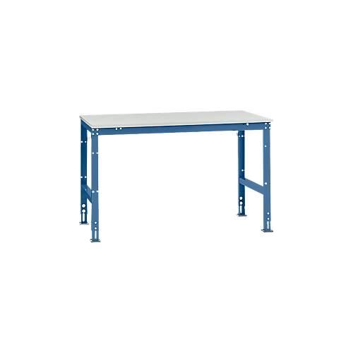 4045916070217 - AU40615007 Arbeits-Grundtisch UNIVERSAL Standard mit Melaminplatte BxTxH = 1500 x 1000 x 760-870 mm Brillantblau (RAL 5007) 4045916070217 - AU40615007 Arbeits-Grundtisch UNIVERSAL Standard mit Melaminplatte BxTxH = 1500 x 1000 x 760-870 mm Brillantblau (RAL 5007)