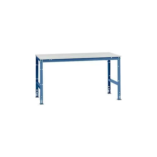 4045916070538 - AU40915007 Arbeits-Grundtisch UNIVERSAL Standard mit Melaminplatte BxTxH = 1750 x 1000 x 760-870 mm Brillantblau (RAL 5007) 4045916070538 - AU40915007 Arbeits-Grundtisch UNIVERSAL Standard mit Melaminplatte BxTxH = 1750 x 1000 x 760-870 mm Brillantblau (RAL 5007)