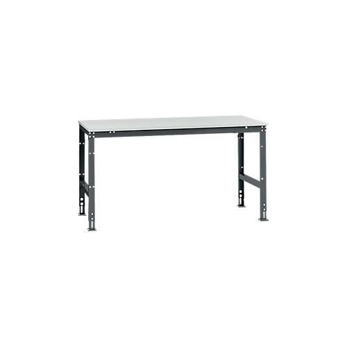 4045916070576 - AU40917016 Arbeits-Grundtisch UNIVERSAL Standard mit Melaminplatte BxTxH = 1750 x 1000 x 760-870 mm Anthrazit 4045916070576 - AU40917016 Arbeits-Grundtisch UNIVERSAL Standard mit Melaminplatte BxTxH = 1750 x 1000 x 760-870 mm Anthrazit