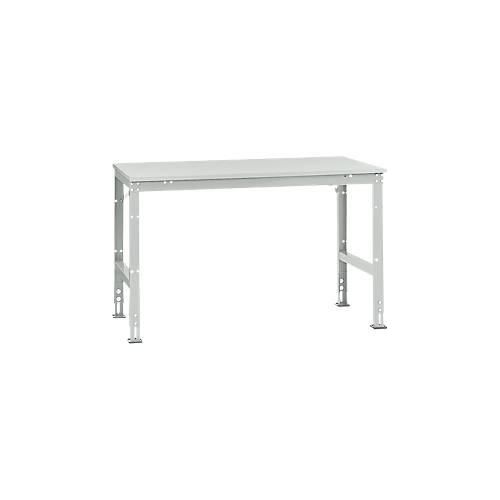4045916078497 - AU40677035 Arbeits-Grundtisch UNIVERSAL Standard mit Kunststoffplatte BxTxH = 1500x1000x760-870 mm Lichtgrau (RAL 7035) 4045916078497 - AU40677035 Arbeits-Grundtisch UNIVERSAL Standard mit Kunststoffplatte BxTxH = 1500x1000x760-870 mm Lichtgrau (RAL 7035)