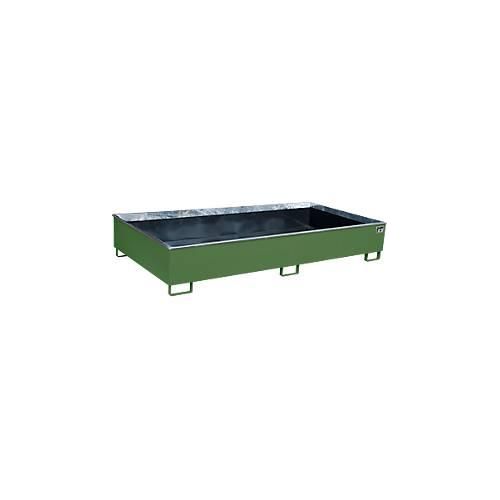 4052462057975 - Regalwanne RW 2700-3 PE mit PE-Einsatz L 2665 x B 1315 x H 440 mm resedagrün RAL 6011 4052462057975 - Regalwanne RW 2700-3 PE mit PE-Einsatz L 2665 x B 1315 x H 440 mm resedagrün RAL 6011