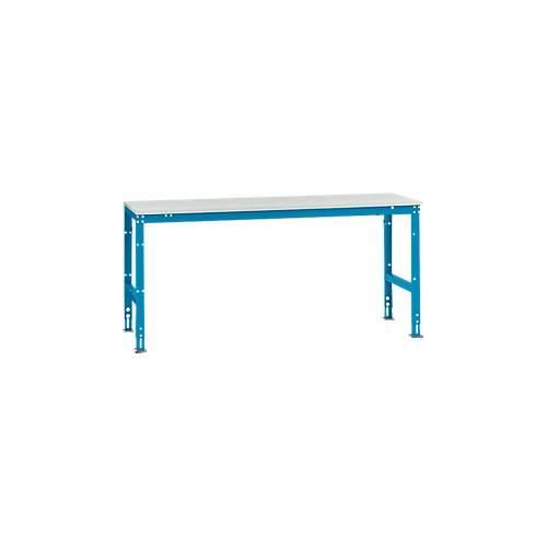 4045916079197 - AU41175012 Arbeits-Grundtisch UNIVERSAL Standard mit Kunststoffplatte BxTxH = 2000x800x760-870 mm Licht-Blau (RAL 5012) 4045916079197 - AU41175012 Arbeits-Grundtisch UNIVERSAL Standard mit Kunststoffplatte BxTxH = 2000x800x760-870 mm Licht-Blau (RAL 5012)