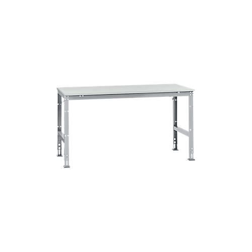 4045916070590 - AU40919006 Arbeits-Grundtisch UNIVERSAL Standard mit Melaminplatte BxTxH = 1750 x 1000 x 760-870 mm Alusilber 4045916070590 - AU40919006 Arbeits-Grundtisch UNIVERSAL Standard mit Melaminplatte BxTxH = 1750 x 1000 x 760-870 mm Alusilber