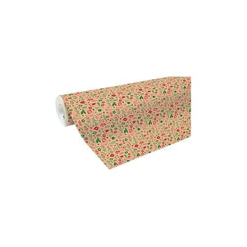 3329682117255 - Geschenkpapier Weihnachtsdekorationen 1 Rolle mit L 50 m x B 700 mm 1-seitig bedruckt Kraftpapier braun-rot 3329682117255 - Geschenkpapier Weihnachtsdekorationen 1 Rolle mit L 50 m x B 700 mm 1-seitig bedruckt Kraftpapier braun-rot