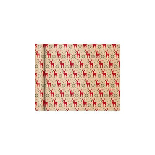 3329682238844 - Geschenkpapier Rote Rentiere für Weihnachten braun-rot mit Rentierdekor 5 Tinyrollen mit jeweils L 5 m x B 350 mm 3329682238844 - Geschenkpapier Rote Rentiere für Weihnachten braun-rot mit Rentierdekor 5 Tinyrollen mit jeweils L 5 m x B 350 mm