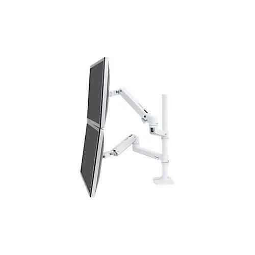 0698833061581 - LX Dual Stacking Arm Tall Pole - Tischständer für 2 LCD-Bildschirme - Aluminium - White - Bildschirmgröße bis zu 40 - Bildschirmgröße bis 0698833061581 - LX Dual Stacking Arm Tall Pole - Tischständer für 2 LCD-Bildschirme - Aluminium - White - Bildschirmgröße bis zu 40 - Bildschirmgröße bis