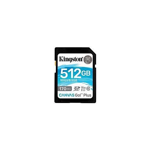 0740617301571 - KINGSTON Speicherkarte Canvas Go Plus SD 512GB Speicherkarten Gr 512 GB schwarz
