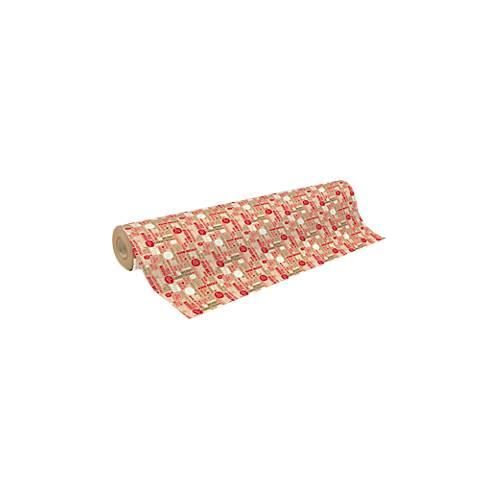 3329682238110 - Geschenkpapier Weihnachten 1 Rolle mit L 50 m x B 700 mm 1-seitig bedruckt Kraftpapier braun-rot 3329682238110 - Geschenkpapier Weihnachten 1 Rolle mit L 50 m x B 700 mm 1-seitig bedruckt Kraftpapier braun-rot