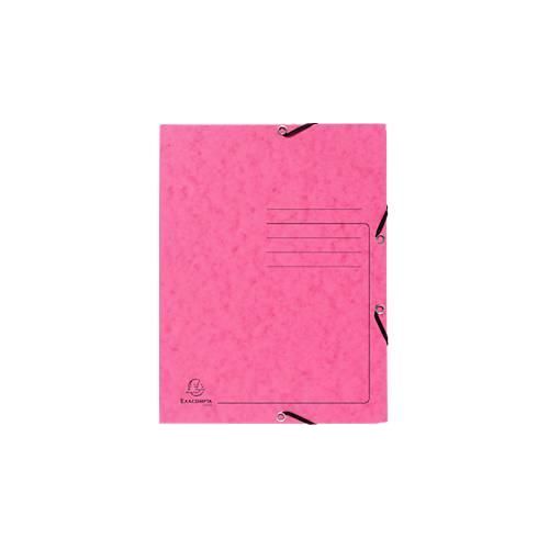3130630554073 - Sammelmappe DIN A4 mit Gummizug 3 Klappen beschriftbar Colorspan-Karton 355 g m² rosa 3130630554073 - Sammelmappe DIN A4 mit Gummizug 3 Klappen beschriftbar Colorspan-Karton 355 g m² rosa