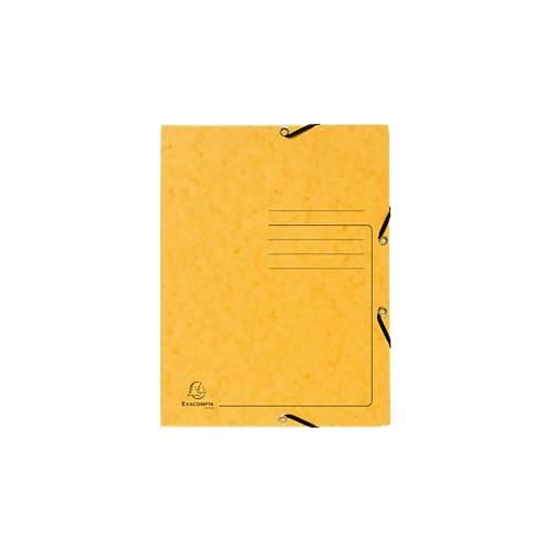 3130630554097 - Sammelmappe DIN A4 mit Gummizug 3 Klappen beschriftbar Colorspan-Karton 355 g m² gelb 3130630554097 - Sammelmappe DIN A4 mit Gummizug 3 Klappen beschriftbar Colorspan-Karton 355 g m² gelb
