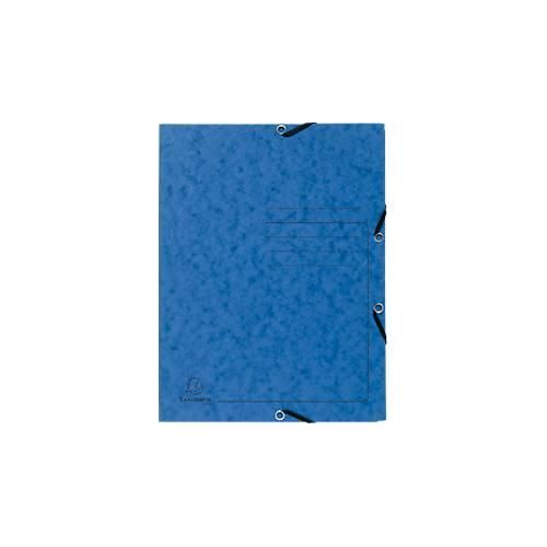 3130630554028 - Sammelmappe DIN A4 mit Gummizug 3 Klappen beschriftbar Colorspan-Karton 355 g m² blau 3130630554028 - Sammelmappe DIN A4 mit Gummizug 3 Klappen beschriftbar Colorspan-Karton 355 g m² blau