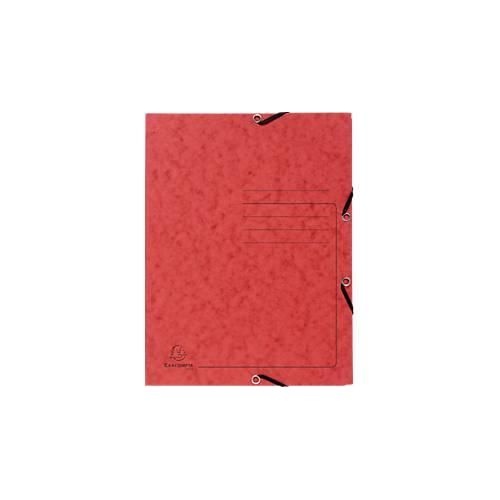 3130630554059 - Sammelmappe DIN A4 mit Gummizug 3 Klappen beschriftbar Colorspan-Karton 355 g m² rot 3130630554059 - Sammelmappe DIN A4 mit Gummizug 3 Klappen beschriftbar Colorspan-Karton 355 g m² rot
