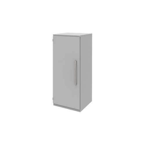 4004479539975 - Aktenschrank BARI 3 OH 2 Böden Türanschlag links B 427 x T 430 x H 1117 mm hellgrau 4004479539975 - Aktenschrank BARI 3 OH 2 Böden Türanschlag links B 427 x T 430 x H 1117 mm hellgrau