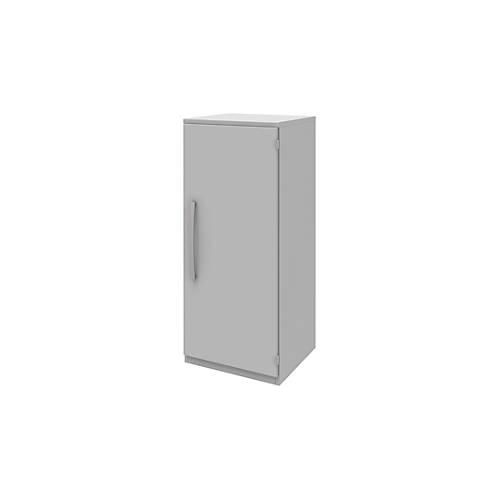 4004479539968 - Aktenschrank BARI 3 OH 2 Böden Türanschlag rechts B 427 x T 430 x H 1117 mm hellgrau 4004479539968 - Aktenschrank BARI 3 OH 2 Böden Türanschlag rechts B 427 x T 430 x H 1117 mm hellgrau