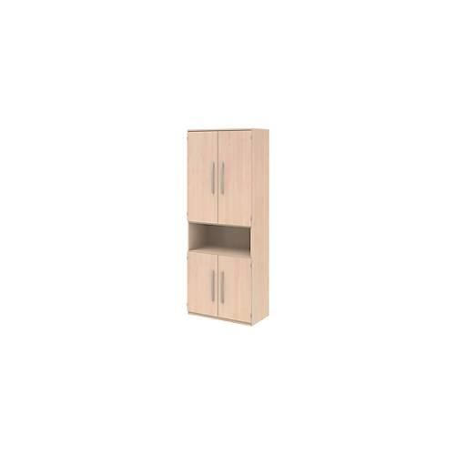 4004479448857 - Aktenschrank BARI 6 OH 3 Böden 1 offenes Fach B 819 x T 430 x H 2174 mm Ahorn-Dekor 4004479448857 - Aktenschrank BARI 6 OH 3 Böden 1 offenes Fach B 819 x T 430 x H 2174 mm Ahorn-Dekor