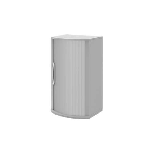 4004479540117 - Rollladen-Schiebetürenschrank BARI 3 OH 2 Böden Griff links B 600 x T 530 430 x H 1117 mm hellgrau 4004479540117 - Rollladen-Schiebetürenschrank BARI 3 OH 2 Böden Griff links B 600 x T 530 430 x H 1117 mm hellgrau