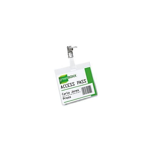 4005546810034 - DURABLE Namensschilder mit Clip-Befestigung HxB 60 x 90 mm Tasche geschlossen VE 25 Stk
