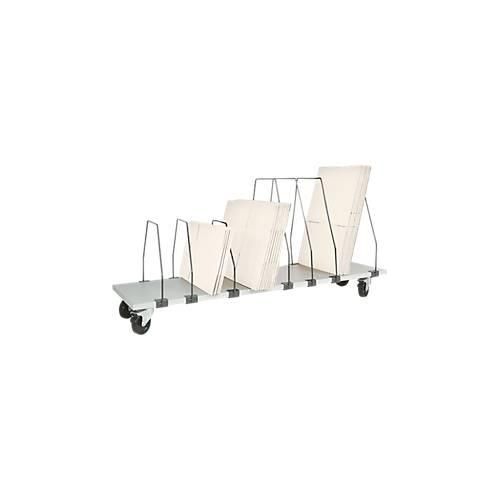 4045916000511 - AS11837035 Untertisch-Magazin fahrbar 1375x500mm Pl Melamin lichtgrau mit Bügel 4 3 ( 560 410mm ) RAL7035 lichtgrau Lichtgrau 4045916000511 - AS11837035 Untertisch-Magazin fahrbar 1375x500mm Pl Melamin lichtgrau mit Bügel 4 3 ( 560 410mm ) RAL7035 lichtgrau Lichtgrau