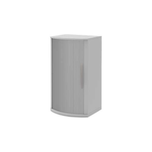 4004479540100 - Rollladen-Schiebetürenschrank BARI 3 OH 2 Böden Griff rechts B 600 x T 530 430 x H 1117 mm hellgrau 4004479540100 - Rollladen-Schiebetürenschrank BARI 3 OH 2 Böden Griff rechts B 600 x T 530 430 x H 1117 mm hellgrau