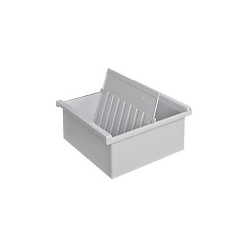 4012473957015 - - Karteitrog 128 x 66 x 346 cm (b x h x t) din A7 quer 1300 Karten Polystyrol lichtgrau 2 Stützplatten 4012473957015 - - Karteitrog 128 x 66 x 346 cm (b x h x t) din A7 quer 1300 Karten Polystyrol lichtgrau 2 Stützplatten