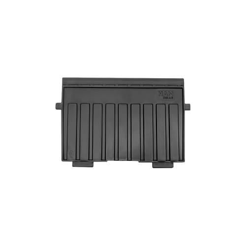 4012473902640 - Stützplatte DIN A6 quer für Karteitröge 5 Stück schwarz