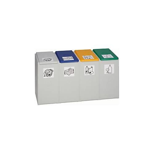 4030695038039 - Wertstoff-Sammelsystem Karat 2000 40 Liter Vierer-Element Lieferung ohne Deckel! 4030695038039 - Wertstoff-Sammelsystem Karat 2000 40 Liter Vierer-Element Lieferung ohne Deckel!