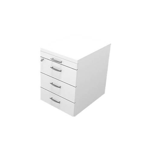 8029466139187 - Rollcontainer ARLON OFFICE B 420 x T 560 x H 585 mm weiß 8029466139187 - Rollcontainer ARLON OFFICE B 420 x T 560 x H 585 mm weiß