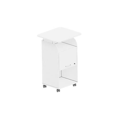 5900978086059 - Rollcontainer BEXXSTAR 2 Böden 1 abschließbares Fach mit Griff Top-Platte Lenkrollen B 700 x T 630 x H 1130 mm Holz weiß 5900978086059 - Rollcontainer BEXXSTAR 2 Böden 1 abschließbares Fach mit Griff Top-Platte Lenkrollen B 700 x T 630 x H 1130 mm Holz weiß