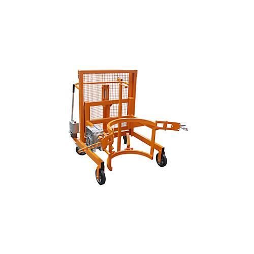 4052462020405 - eurokraft pro Fasshebe- und Kippgerät Liftomat L M Hubhöhe 450 mm Tragfähigkeit 350 kg gelborange