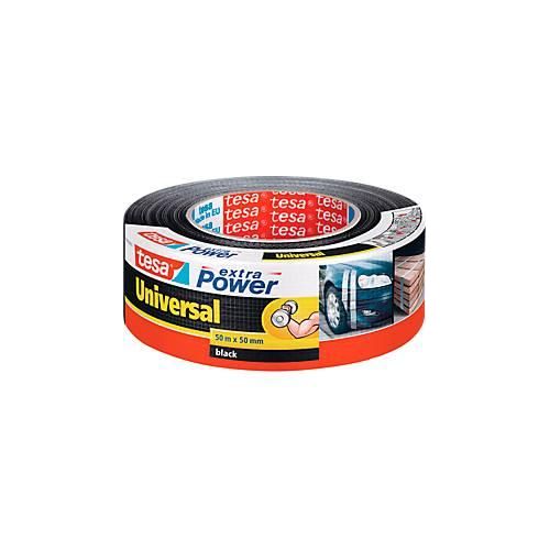 4042448033376 - Extra Power Universal Gewebeband - Gewebeverstärktes Ductape zum Reparieren Befestigen Bündeln Verstärken oder Abdichten - Schwarz - 50 m x 50 mm 4042448033376 - Extra Power Universal Gewebeband - Gewebeverstärktes Ductape zum Reparieren Befestigen Bündeln Verstärken oder Abdichten - Schwarz - 50 m x 50 mm