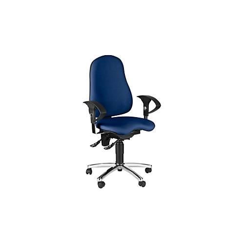 4014296046433 - Bürostuhl SENSUM Permanentkontakt mit Armlehnen Lendenwirbelstütze 3D-Orthositz blau 4014296046433 - Bürostuhl SENSUM Permanentkontakt mit Armlehnen Lendenwirbelstütze 3D-Orthositz blau