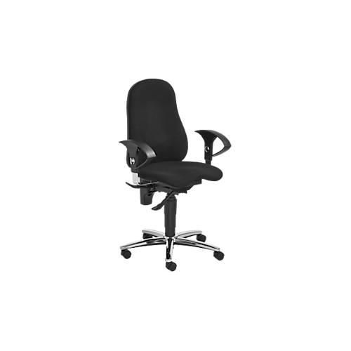 4014296046419 - Bürostuhl SENSUM Permanentkontakt mit Armlehnen Lendenwirbelstütze 3D-Orthositz schwarz