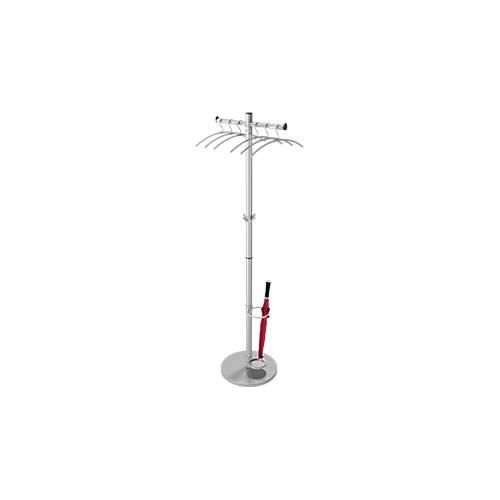 4044917411746 - Garderobenständer mit 6 Kleiderbügeln und Hakenkranz Ø 550 mm Höhe 1700 mm 4044917411746 - Garderobenständer mit 6 Kleiderbügeln und Hakenkranz Ø 550 mm Höhe 1700 mm
