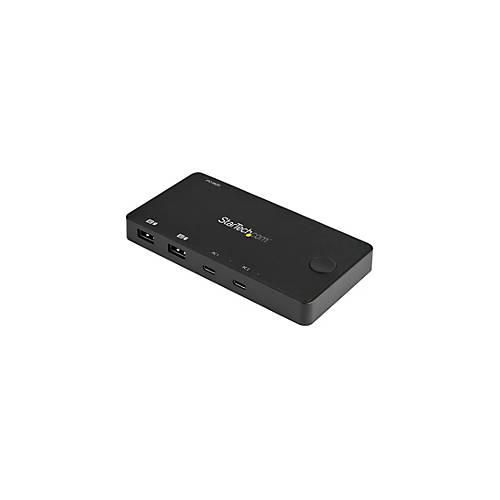 0065030882170 - StarTechcom 2 Port USB C KVM Switch 4K 60Hz HDMI Compact Dual Port UHD USB Type C Desktop Mini KVM Switch with USB C Cables Bus Powered MacBook iPad Pro ThinkPad IdeaPad EliteBook - 4K HDMI KVM Switch (SV211HDUC) - KVM- Audio-Switch - 2 Ansch 0065030882170 - StarTechcom 2 Port USB C KVM Switch 4K 60Hz HDMI Compact Dual Port UHD USB Type C Desktop Mini KVM Switch with USB C Cables Bus Powered MacBook iPad Pro ThinkPad IdeaPad EliteBook - 4K HDMI KVM Switch (SV211HDUC) - KVM- Audio-Switch - 2 Ansch