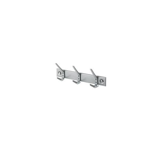 4250510800713 - Garderobenleiste 430 mm breit 3 Hut- 6 Mantelhaken