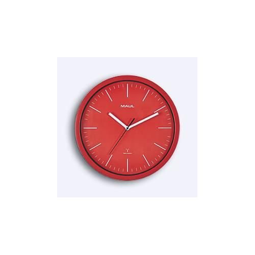 4002390083898 - Funk Wanduhr MAULjump rund für Innenräume Minuten & Stundeneinheiten ∅ 305 mm Kunststoff & Mineralglas rot-weiß inkl Batterie 4002390083898 - Funk Wanduhr MAULjump rund für Innenräume Minuten & Stundeneinheiten ∅ 305 mm Kunststoff & Mineralglas rot-weiß inkl Batterie