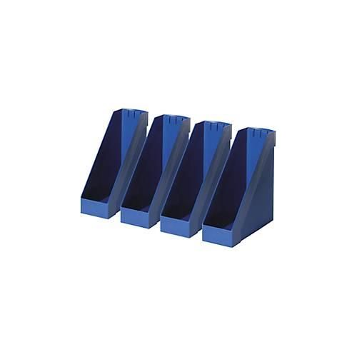 4012086076813 - HELIT Stehsammler extra breit Polystyrol 4 Stück blau 4012086076813 - HELIT Stehsammler extra breit Polystyrol 4 Stück blau