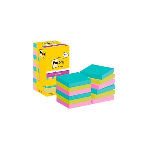 4064035065638 - Post-it Super Sticky Notes Haftnotizen 76 x 76 mm Cosmic Collection Farbig Sortiert 90 Blatt Vorteilspack 8 + 4 Gratis 4064035065638 - Post-it Super Sticky Notes Haftnotizen 76 x 76 mm Cosmic Collection Farbig Sortiert 90 Blatt Vorteilspack 8 + 4 Gratis