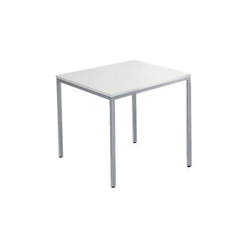 4251898823264 - Pure Stahlrohrtisch Quadrat Quadratrohrfuß B 800 x T 800 x H 720 mm lichtgrau weißaluminium 4251898823264 - Pure Stahlrohrtisch Quadrat Quadratrohrfuß B 800 x T 800 x H 720 mm lichtgrau weißaluminium