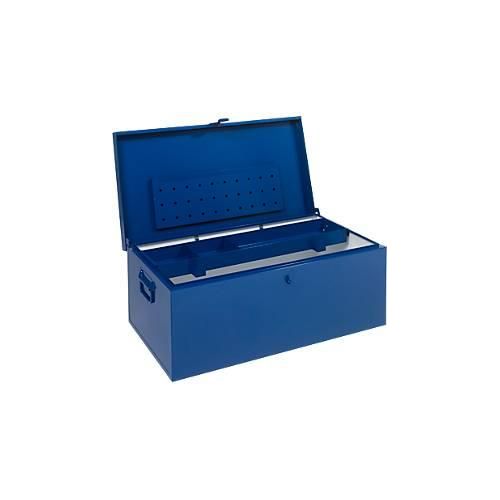 8697837516365 - Transportkiste Dokumentenfach herausnehmbares Werkzeugfach L 830 x B 440 x H 340 mm Stahlblech RAL 5010