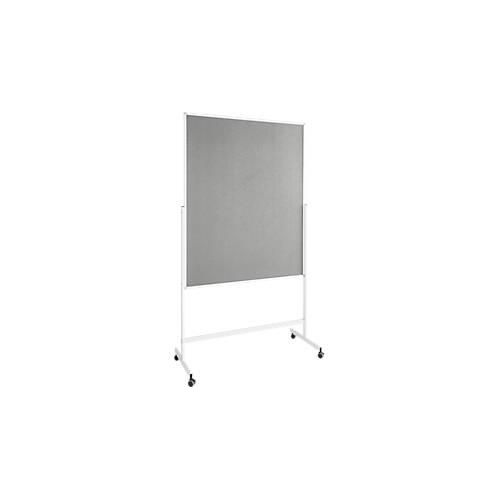 4251898824759 - Select Moderationstafel SH MT 121 mobil beidseitig verwendbar B 1200 x H 1500 mm Filz Aluminium & Metall grau 4251898824759 - Select Moderationstafel SH MT 121 mobil beidseitig verwendbar B 1200 x H 1500 mm Filz Aluminium & Metall grau