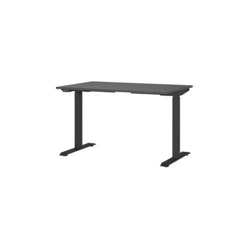 4005949790711 - Sitz-Steh-Schreibtisch JET 7907-547 elektrisch höhenverstellbar 72-120cm (H) 120cmx80cm (BxT) rechteckig grafit   Schwarz 40