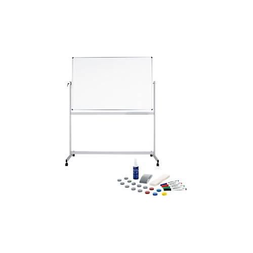 4002390105422 - Mobiles Whiteboard MAULstandard 1000 x 2000 mm 2-seitig drehbar + Whiteboard Zubehörset 31-teilg