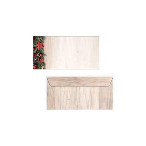 4004360778193 - 50 SIGEL Weihnachtsbriefumschläge Chalet Style DIN lang ohne Fenster 4004360778193 50 Stück 4004360778193 - 50 SIGEL Weihnachtsbriefumschläge Chalet Style DIN lang ohne Fenster 4004360778193 50 Stück