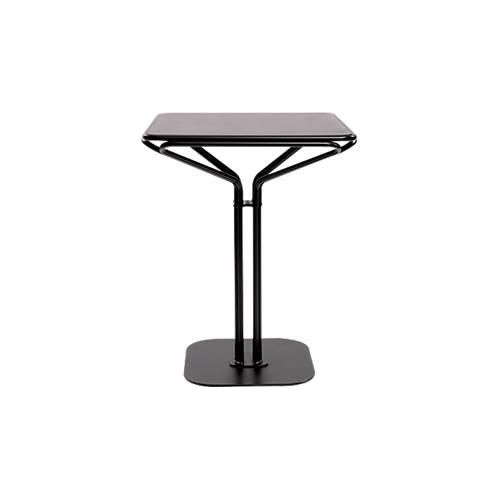 3660141959529 - Meet by Paperflow Bistrotisch Stahlgestell mit Metall-Platte mit Standfuß B 600 x T 600 x H 750 mm schwarz 3660141959529 - Meet by Paperflow Bistrotisch Stahlgestell mit Metall-Platte mit Standfuß B 600 x T 600 x H 750 mm schwarz
