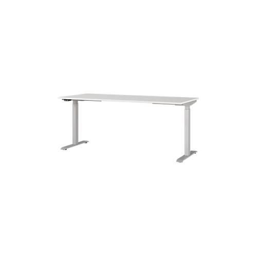 4005949791480 - Sitz-Steh-Schreibtisch JET 7909-583 elektrisch höhenverstellbar 180x80cm (BxT) rechteckig lichtgrau Silber 4005949791480 4005949791480 - Sitz-Steh-Schreibtisch JET 7909-583 elektrisch höhenverstellbar 180x80cm (BxT) rechteckig lichtgrau Silber 4005949791480