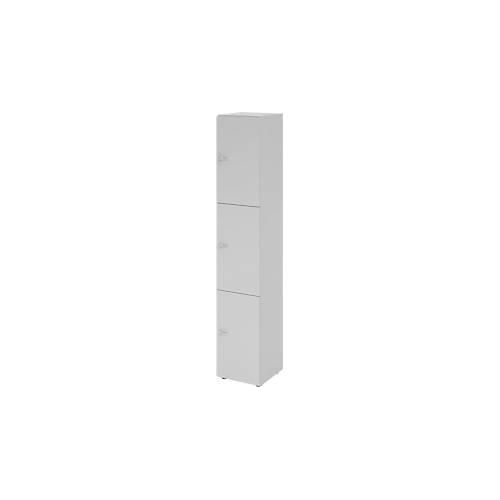 4032062314364 - Schließfachschrank Topas Line 6 Ordnerhöhen 3 Fächer Zahlenschloss B 400 x T 420 x H 2156 mm grau grau 4032062314364 - Schließfachschrank Topas Line 6 Ordnerhöhen 3 Fächer Zahlenschloss B 400 x T 420 x H 2156 mm grau grau
