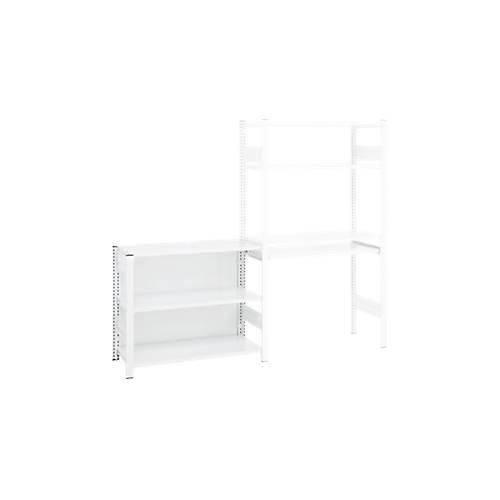 4250623798204 - Anbauregal für ORDO Home Steckregal 3 Fachböden multifunktional mobil B 1060 x T 435 x H 825 mm verkehrsweiß RAL 9016 4250623798204 - Anbauregal für ORDO Home Steckregal 3 Fachböden multifunktional mobil B 1060 x T 435 x H 825 mm verkehrsweiß RAL 9016