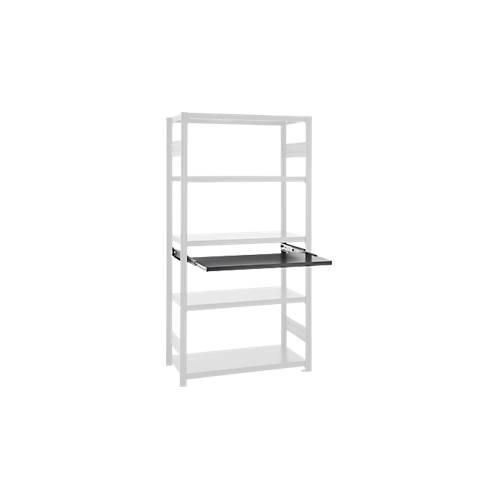 4250623798372 - Auszugboden für ORDO Business Regalsysteme Teleskopschienen-Vollauszug höhenverstellbar B 1000 x T 500 mm Tragkraft 60 kg tiefschwarz RAL 9005 4250623798372 - Auszugboden für ORDO Business Regalsysteme Teleskopschienen-Vollauszug höhenverstellbar B 1000 x T 500 mm Tragkraft 60 kg tiefschwarz RAL 9005