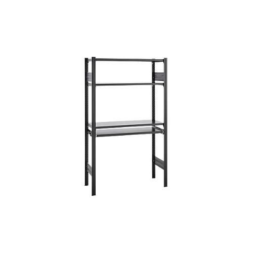 4250623798211 - Steckregal ORDO Home Grundregal 3 Fachböden multifunktional mobil B 1060 x T 435 x H 1750 mm tiefschwarz matt RAL 9005 4250623798211 - Steckregal ORDO Home Grundregal 3 Fachböden multifunktional mobil B 1060 x T 435 x H 1750 mm tiefschwarz matt RAL 9005